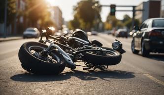 Auto kollidiert auf Kreuzung mit Motorrad: Fahrer und Sozia erleiden schwere Verletzungen