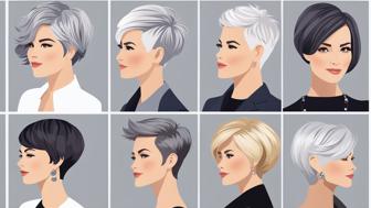 Freche Kurzhaarfrisuren für graue Haare: 7 stylische Ideen, die begeistern