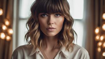 Was bedeuten Curtain Bangs? Die Definition und Styling-Tipps für den Pony-Trend